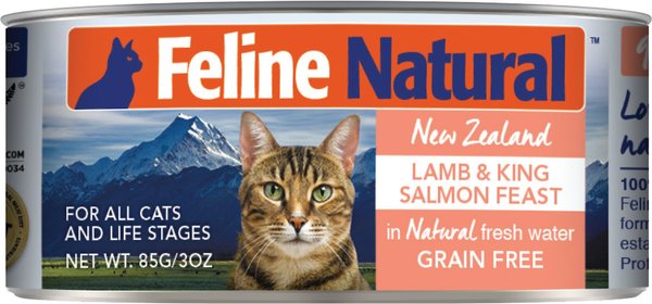 Feline Natural Lamb & King Salmon Feast Grain-Free Canned Cat Food
