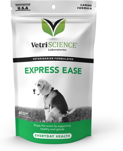 VetriScience Express Ease Soft Chews Digestive Supplement for Dogs, 40 count slide 1 of 4