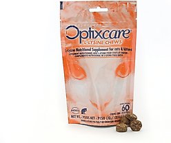 Optixcare L-Lysine Cat Chews, 60 count bag