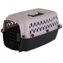 Petmate Vari Portable Dog & Cat Kennel, Pearl Pink/Black, 19-in, up to 10-lbs