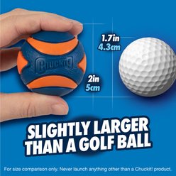 Chuckit! Ultra Squeaker Ball Dog Toy, Small, 2 count slide 2 of 9