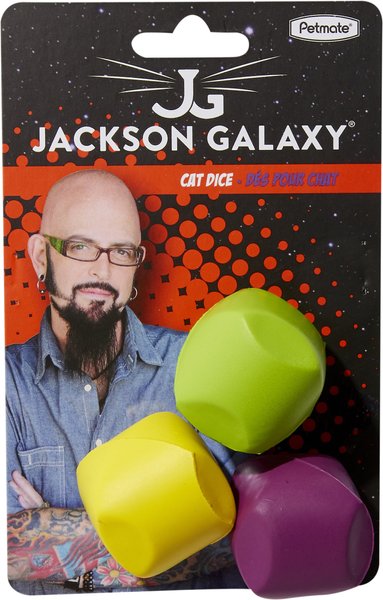 Discontinued JACKSON GALAXY Dice Cat Toy 3 count Chewy