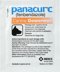 Panacur C Canine Dewormer, 4-g, 3 count slide 2 of 7