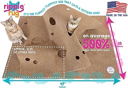 SnugglyCat Ripple Rug Cat Activity Play Mat