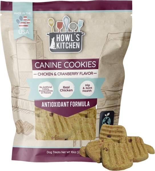 Howl's Kitchen Canine Cookies Chicken & Cranberry Flavor Dog Treats