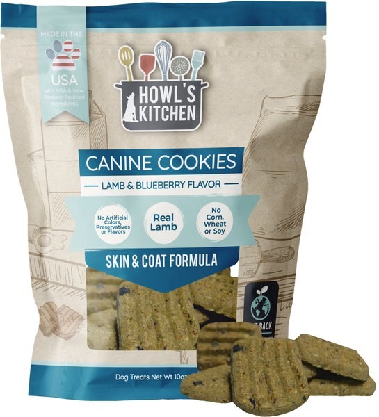 Howl's Kitchen Canine Cookies Lamb & Blueberry Flavor Dog Treats