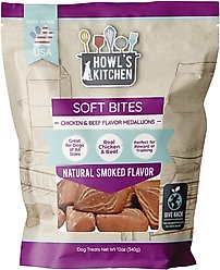 Howl's Kitchen Meaty Medallions Chicken & Beef Flavor Dog Treats, 12-oz bag