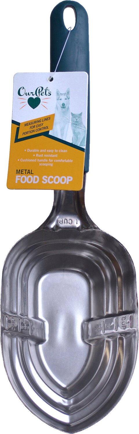 OurPets Metal Pet Food Scoop