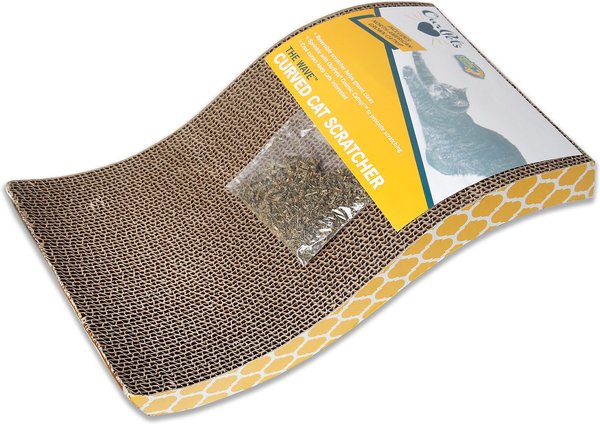 OurPets The Wave Curved Cat Scratcher slide 1 of 7