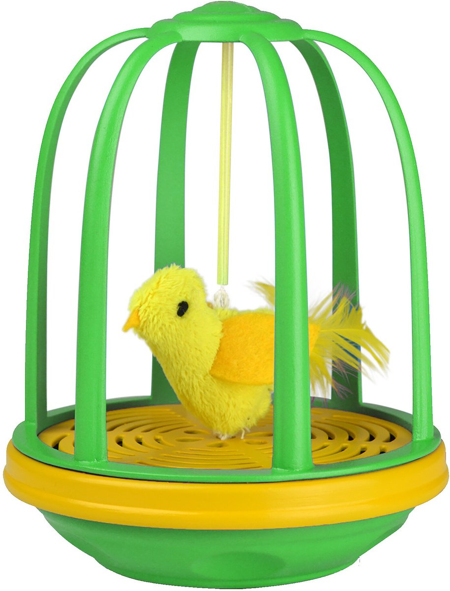 Bird in 2025 cage cat toy