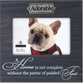 Malden International Designs Weathered Sentiments "Adorable" Dog Picture Frame, 4 x 6 in