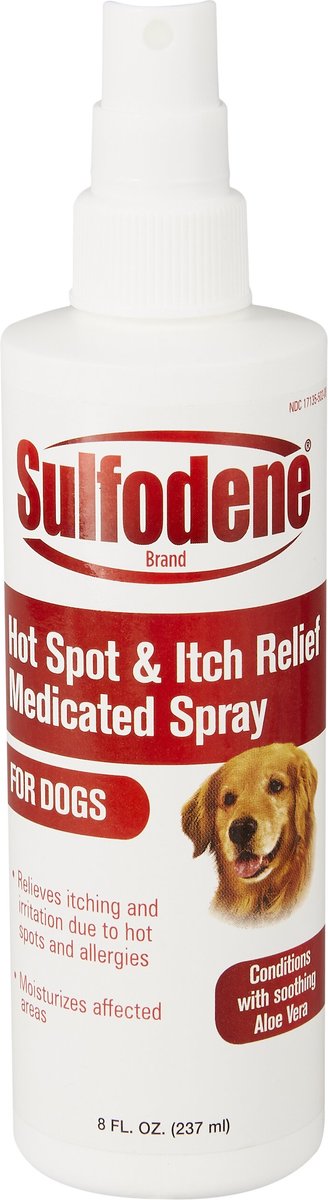 Hot spot itch outlet relief spray for dogs