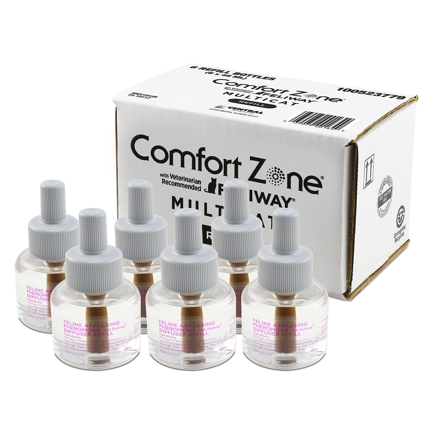 can you use a feliway diffuser with a comfort zone refill?