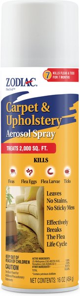 Zodiac Carpet & Upholstery Flea & Tick Aerosol Spray, 16-oz slide 1 of 6