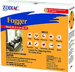 Zodiac Flea & Tick Room Fogger, 3-oz, 3 pack