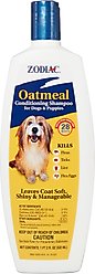 Zodiac Oatmeal Conditioning Flea & Tick Shampoo for Dogs & Puppies, 18-oz