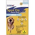 Zodiac Flea & Tick Spot Treatment for Dogs, 31-60 lbs, 4 Doses (4-mos. supply)