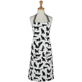 Design Imports Cat's Meow Printed Chef's Apron slide 1 of 2