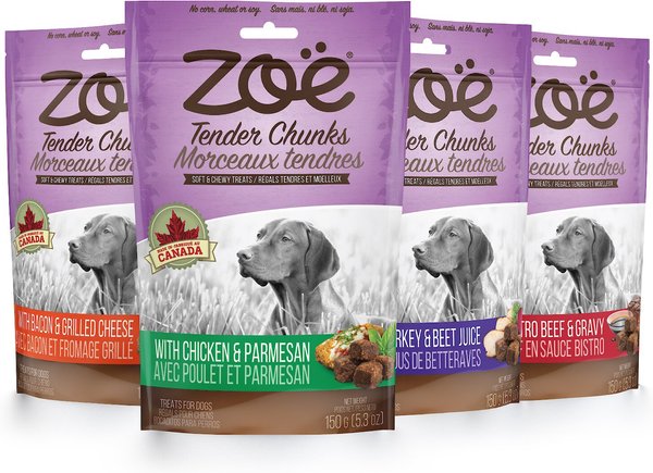 Zoe Tender Chunks Turkey & Beets Grain-Free Dog Treats