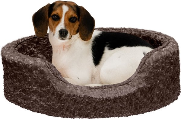 Crufts Luxus Hundebett – Weiches Plush-Bett Mit Rutschfester Unterseite, Mittel 62x50 Cm