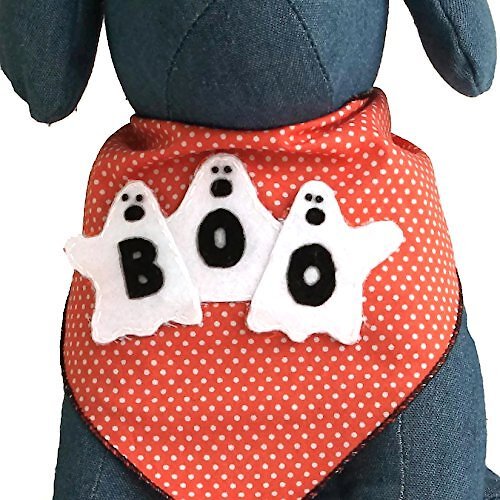 Tail Trends 3 Ghosts Dog Bandana, Medium slide 1 of 7