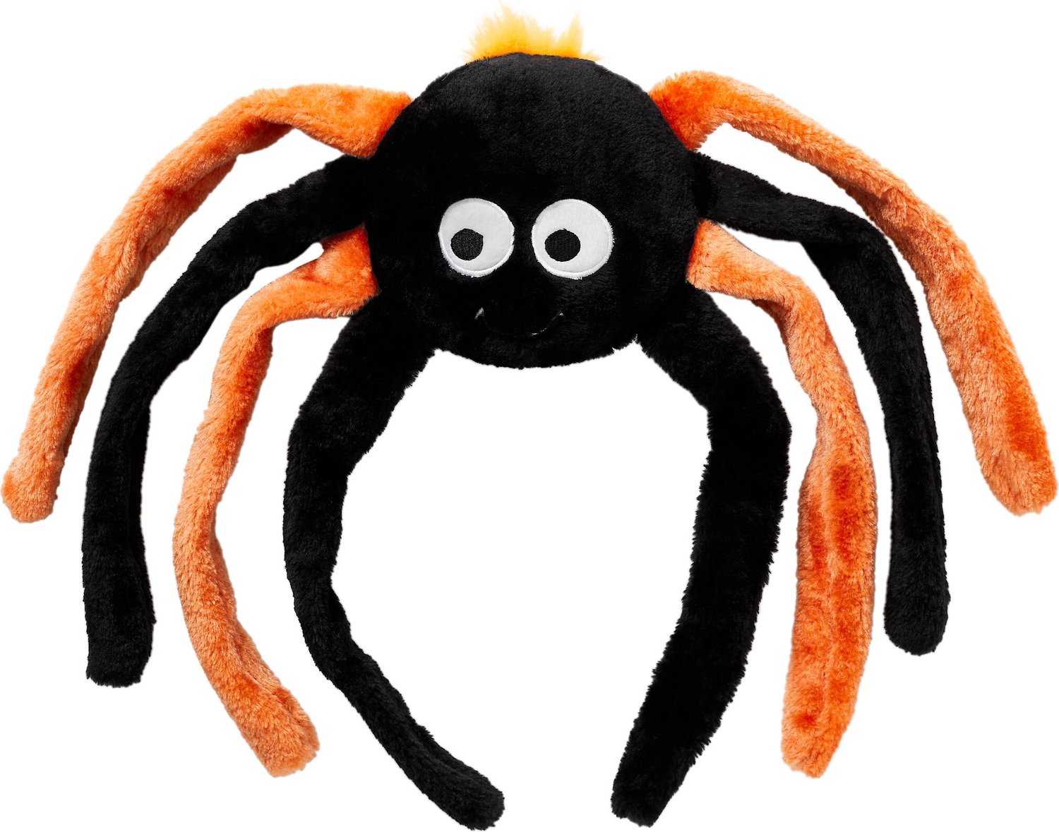 ZIPPYPAWS Halloween Grunterz Orange Spider Dog Toy - Chewy.com