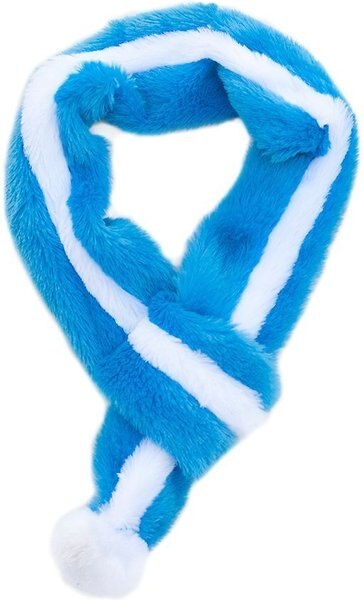 ZippyPaws Hanukkah Blue Plush Scarf For Dogs ZippyPaws Hanukkah Blue Plush Scarf For Dogs