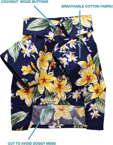 Dog Threads Hula Dancers BBQ Dog Shirt