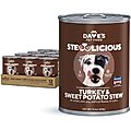 Dave's Pet Food Grain-Free Turkey & Sweet Potato Cuts in Gravy Canned Dog Food, 13-oz, case of 12