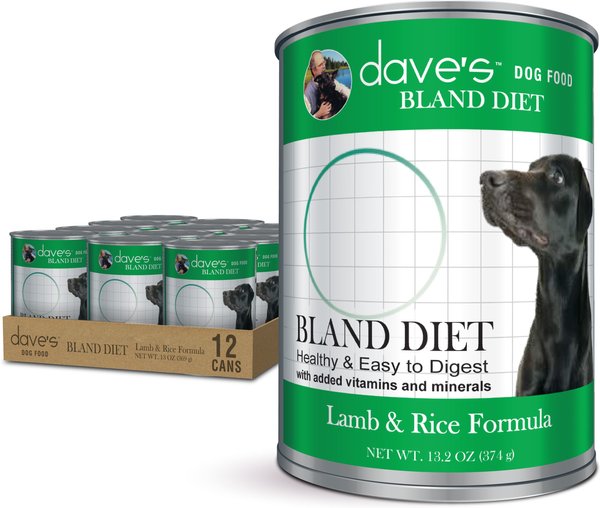 DAVE'S PET FOOD Restricted Bland Diet Sensitive Stomach Lamb & Rice ...