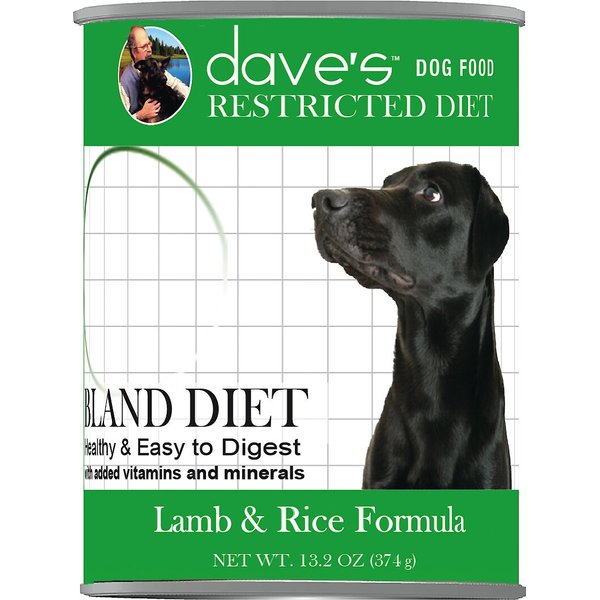 Dave s Pet Food Restricted Bland Diet Lamb Rice Formula Canned Dog Food