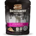 Merrick Backcountry Grain-Free Kitten Recipe Cuts Chicken & Duck in Gravy Cat Food Pouches, 3-oz, case of 24