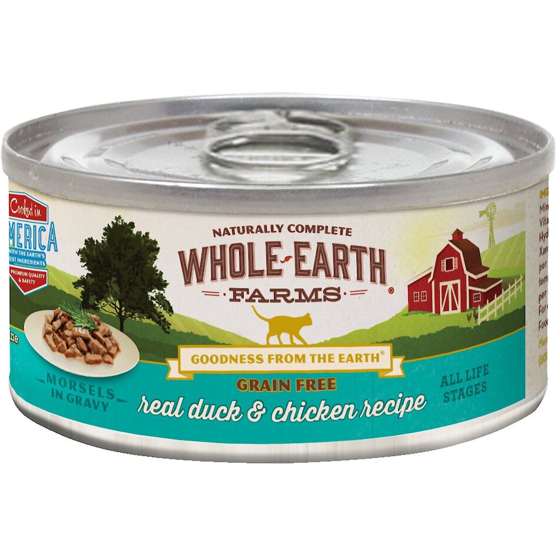 Whole Earth Farms Grain Free Chicken Morsels in Gravy Recipe Canned Cat Food Whole Earth Farms Grain Free Chicken Morsels in Gravy Recipe Canned Cat Food