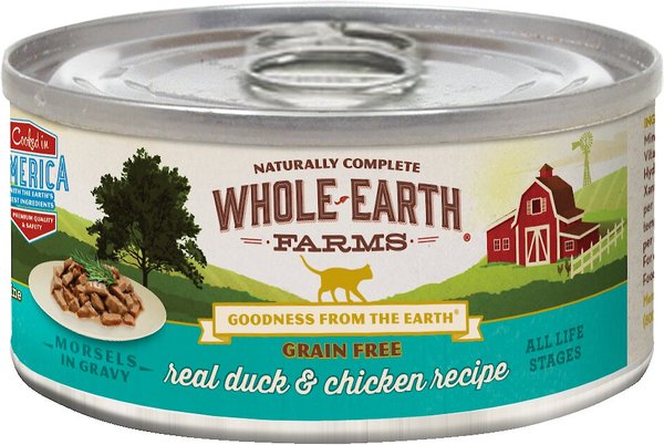 Whole Earth Farms Grain Free Salmon Morsels in Gravy Recipe Canned Cat Food Whole Earth Farms Grain Free Salmon Morsels in Gravy Recipe Canned Cat Food