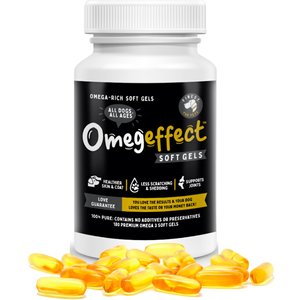 Finest for Pets Omegeffect Premium Omega-3 Soft Gels Dog Supplement, 180 count