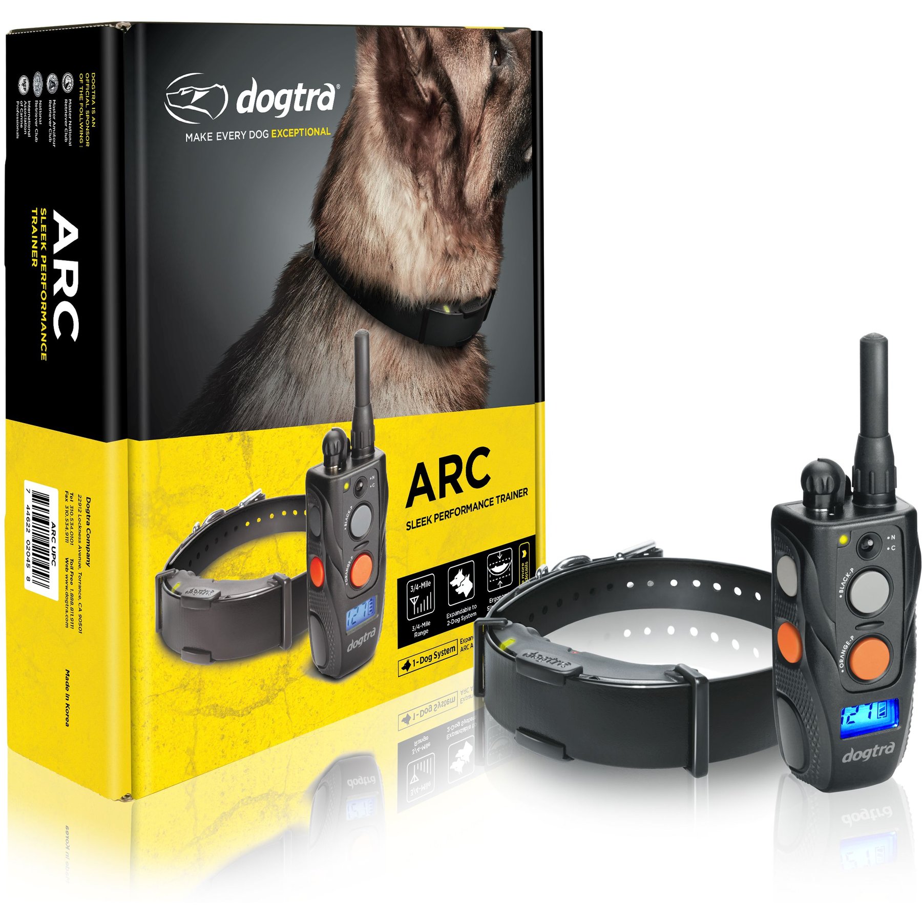 DOGTRA ARC Dog Training Collar System, Black - Chewy.com