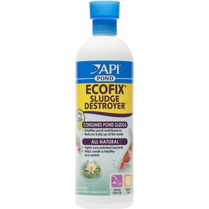 API Pond Ecofix Sludge Destroyer Pond Water Clarifier & Sludge Remover, 16-oz bottle