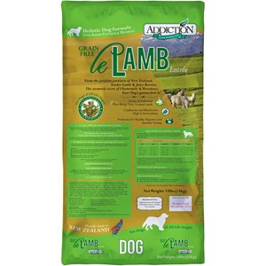 Addiction Grain-Free Le Lamb Dry Dog Food, 33-lb bag