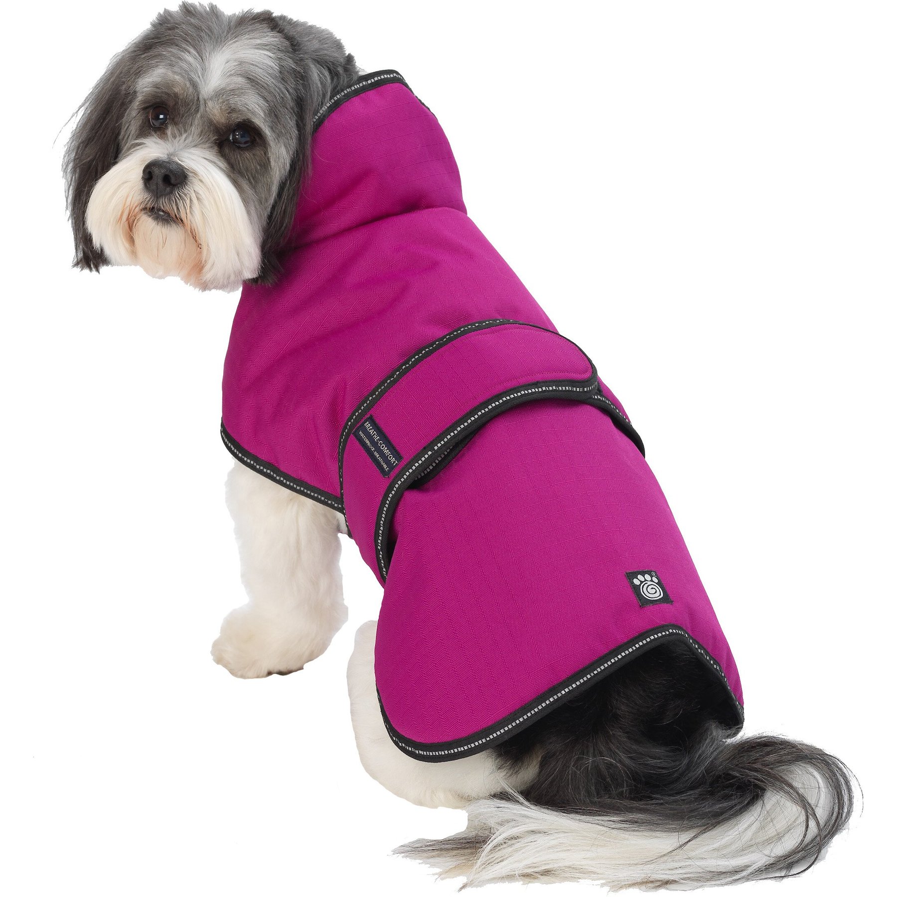 Petrageous Juneau Dog Coat Medium Magenta