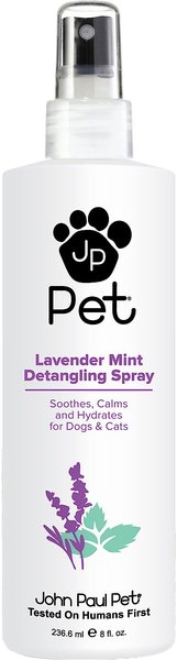 John Paul Pet Lavender Mint Dog & Cat Detangling Spray, 8-oz bottle slide 1 of 3