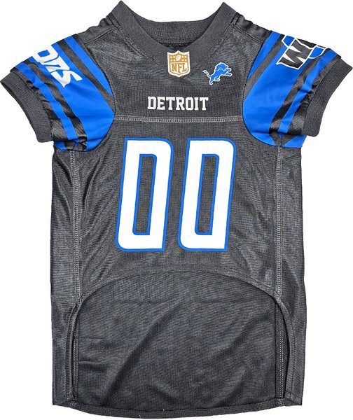 PETS FIRST NFL Detroit Lions Color Rush Dog & Cat Jersey, Small