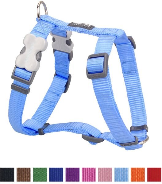 Red Dingo Classic Nylon Back Clip Dog Harness, Medium Blue, Medium: 17.7 to 26-in chest slide 1 of 9