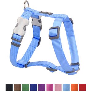 Red Dingo Classic Nylon Back Clip Dog Harness, Medium Blue, Medium: 17.7 to 26-in chest