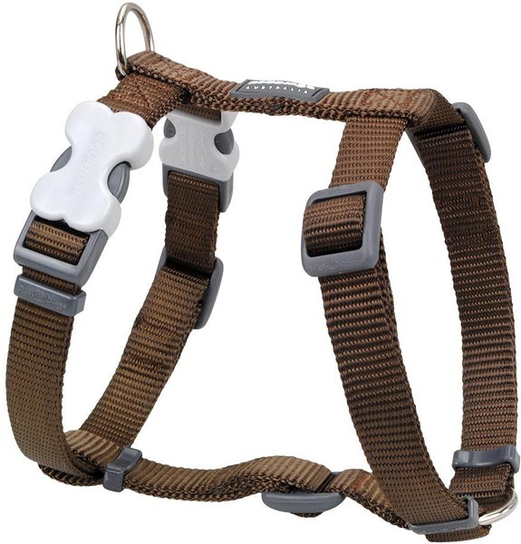Red Dingo Classic Nylon Back Clip Dog Harness, Brown, Medium: 17.7 to 26-in chest slide 1 of 8