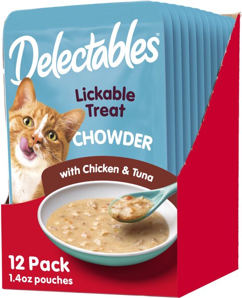 chewy cat food delectables