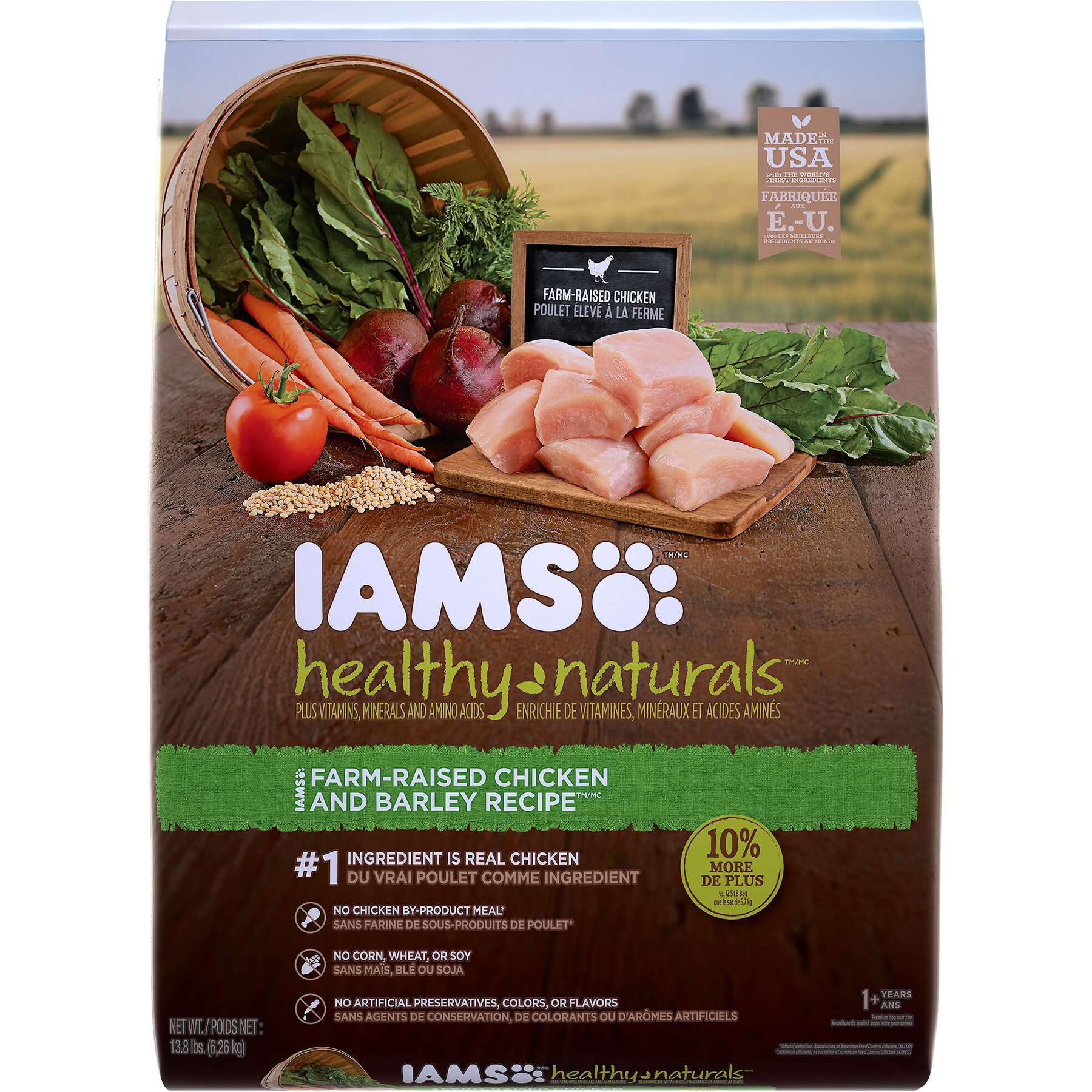 Discontinued IAMS Healthy Naturals Adult with Wholesome Chicken Dry Dog Food 7 lb bag Chewy