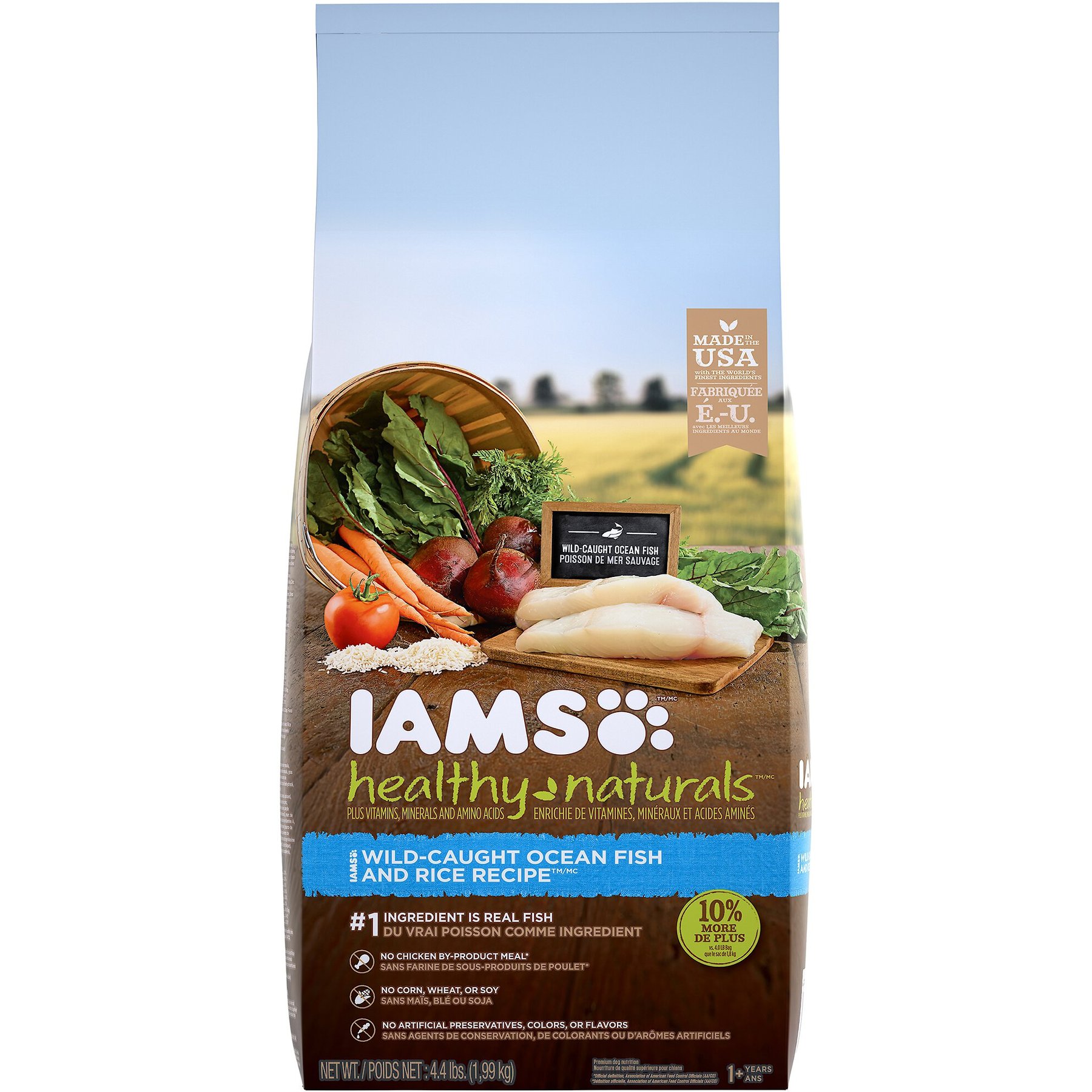 Discontinued IAMS Sensitive Naturals Ocean Fish Rice Barley Recipe Dry Dog Food 22 lb bag Chewy