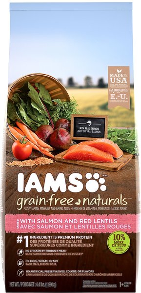 Iams grain shops free naturals dog food