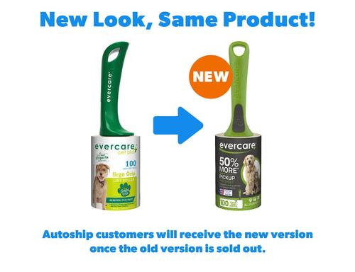 Show full view: Evercare Pet Plus Extreme Stick Ergo Grip Pet Lint Roller, 100 sheets slide 2 of 3