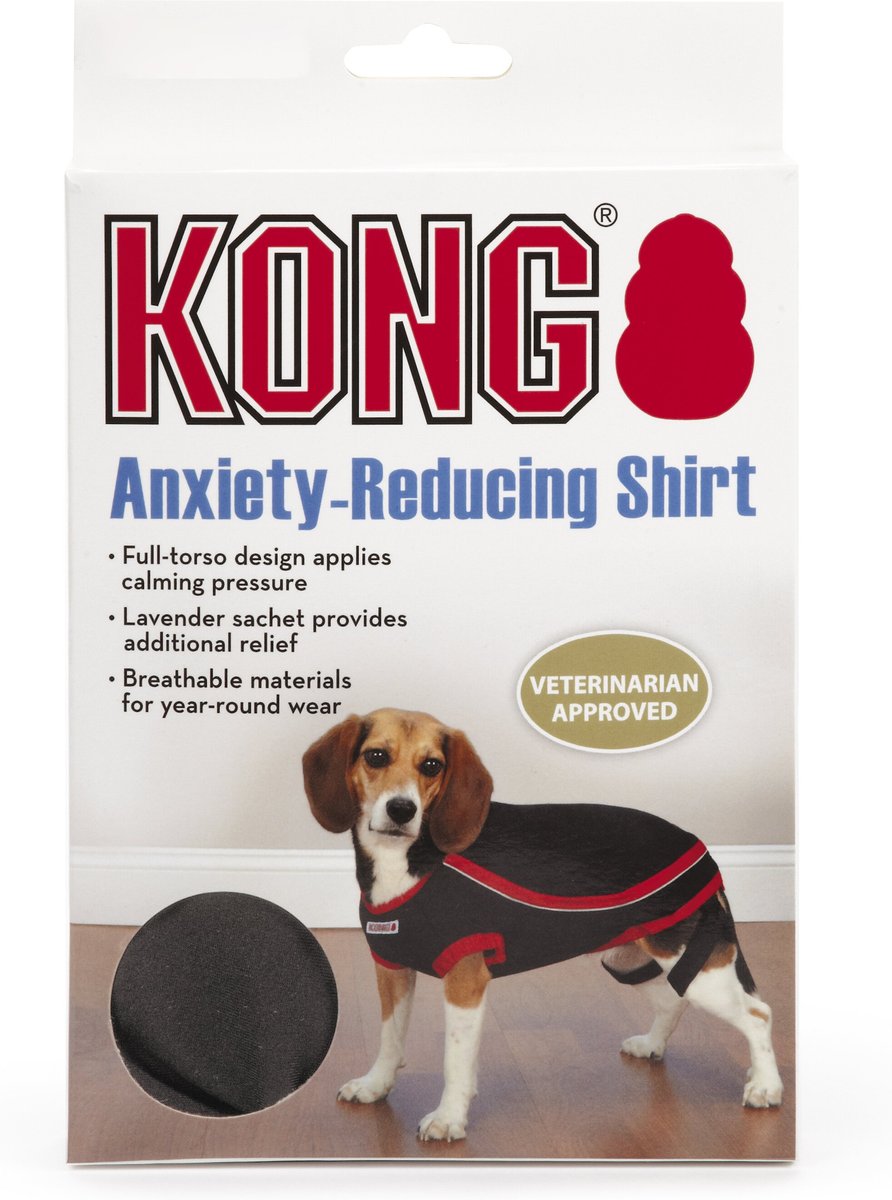 kong anxiety reducing shirt for dogs